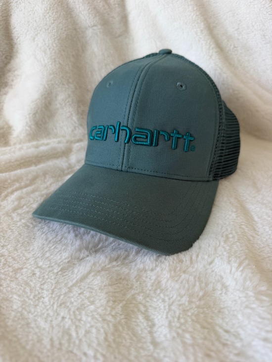 Carhartt Other - Carhartt Canvas Mesh-Back Logo Graphic Cap - Color Geo - Trucker Hat